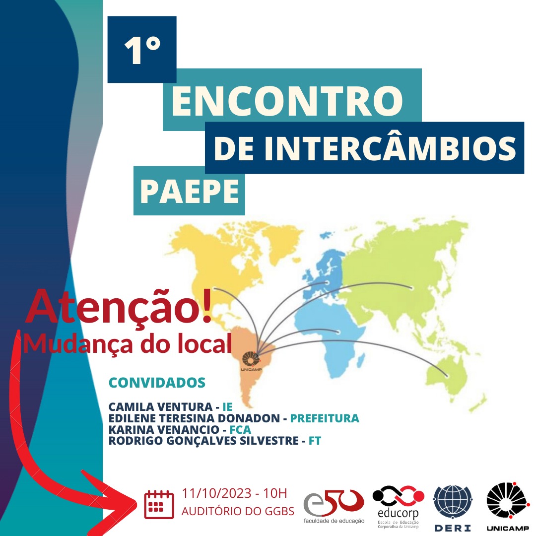 1º Workshop – Intercâmbio PAEPE