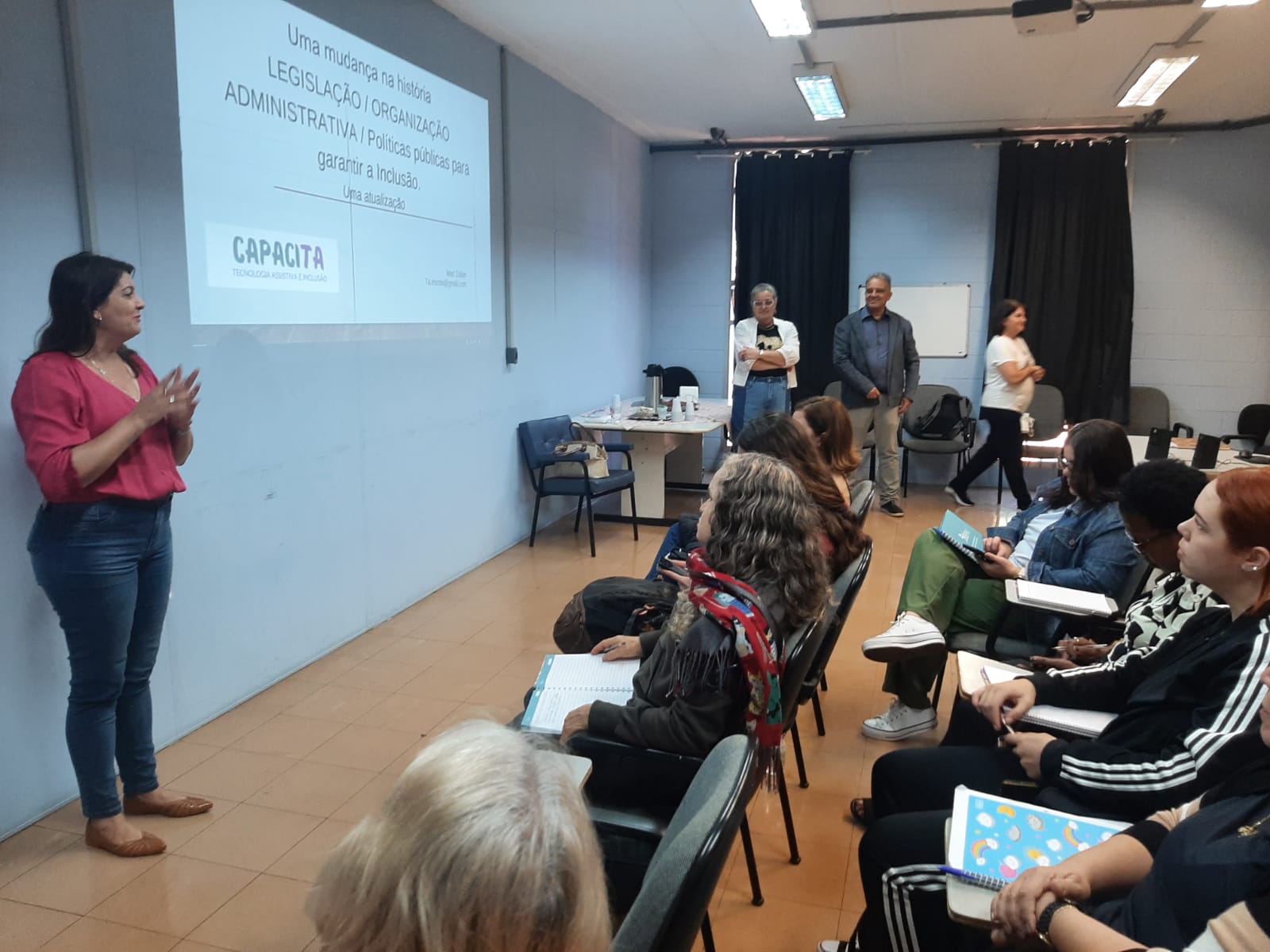 Educadoras da DEDIC : parceria Educorp para Educação Inclusiva