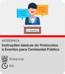 Icone Instruções básicas de Protocolos e Eventos para Cerimonial Público