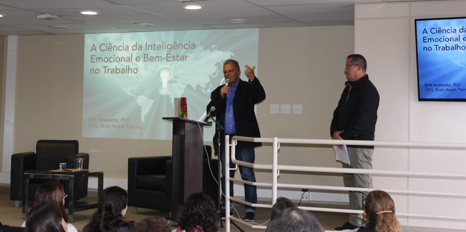Educorp recebe especialista internacional no tema Inteligência Emocional e o Bem Estar no ambiente profissional