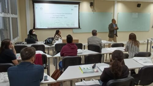 Alunos do curso: Acessibilidade em espaços físicos.