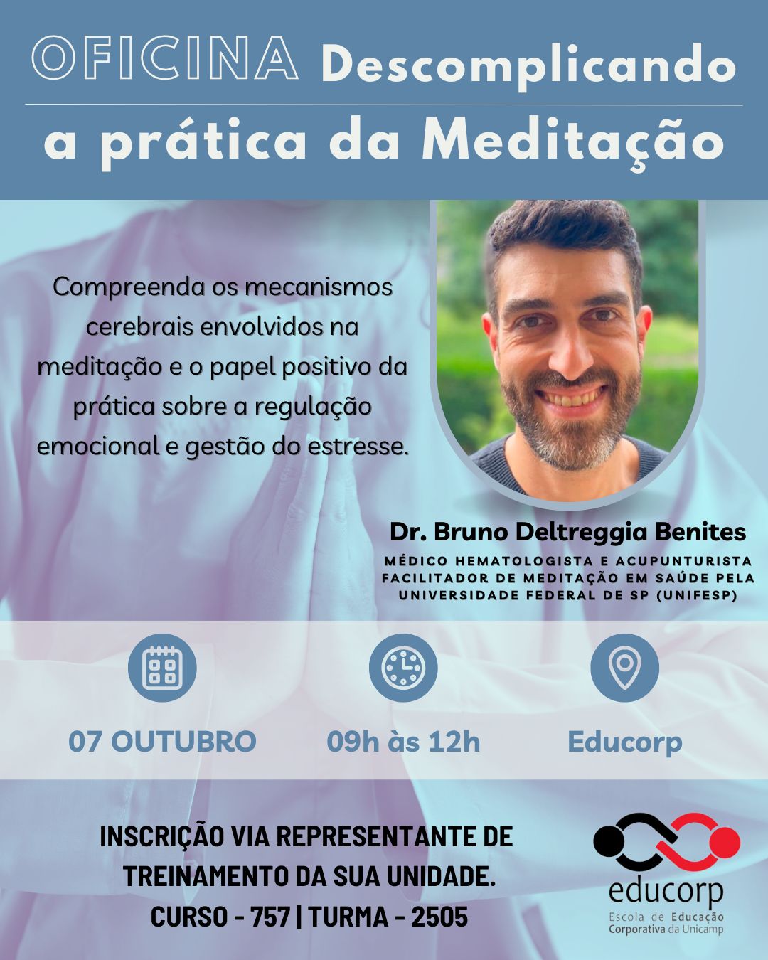 Oficina | Descomplicando a Prática da Meditação