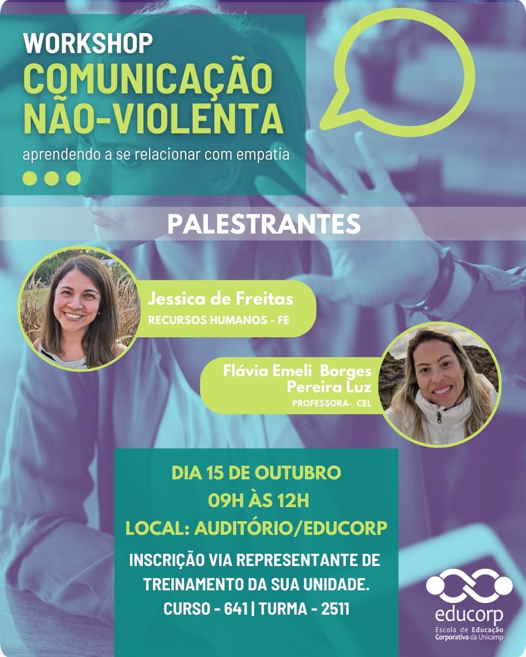 Workshop “Conhecendo a Comunicação Não-Violenta”