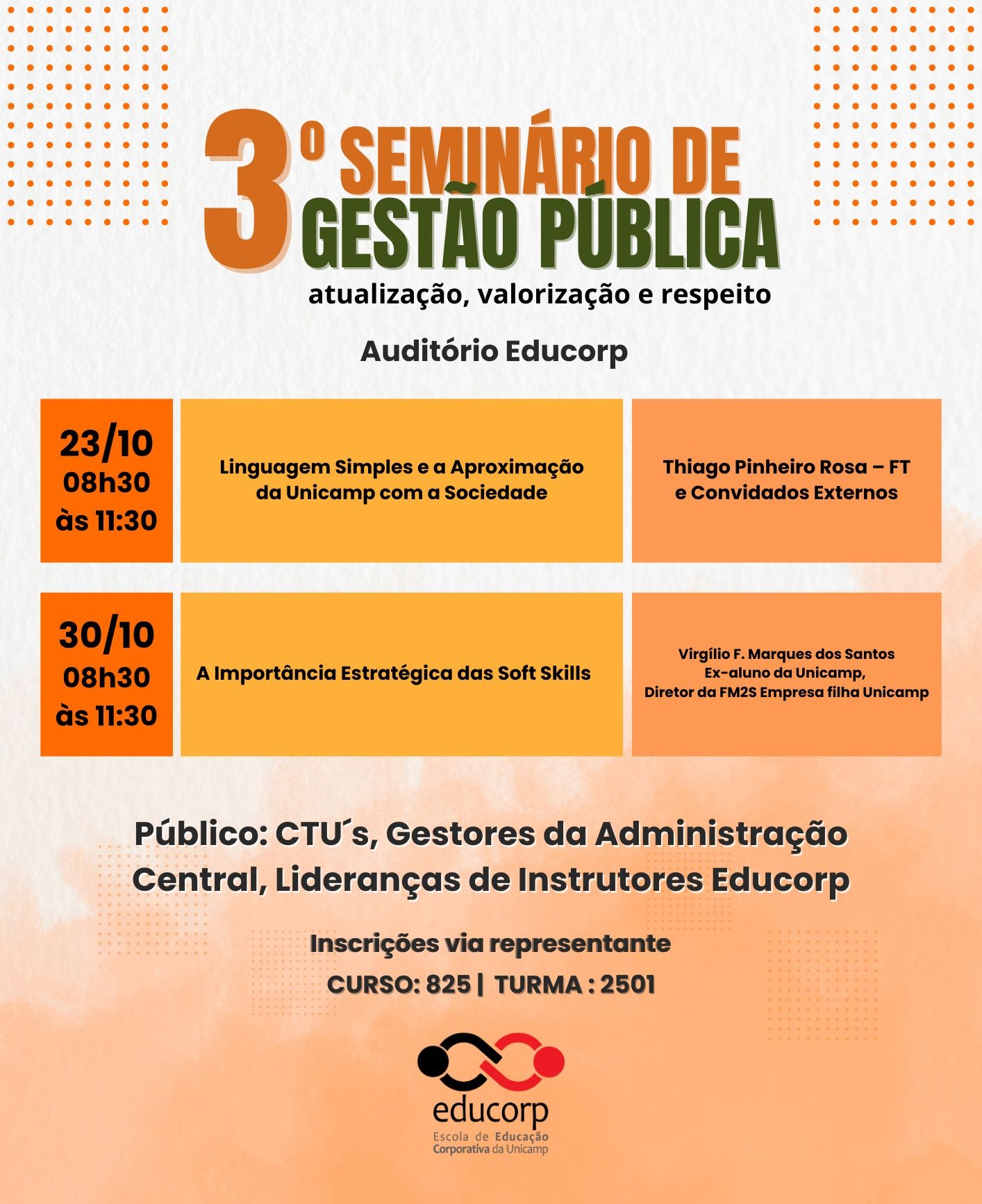 Governança Colaborativa, um tema necessário no III Seminário Educorp de Gestão Pública